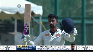 Duleep Trophy 2022 Final: Baba Indrajith's superb 118
