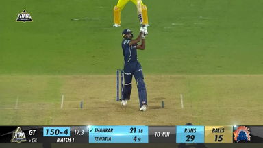 M01: GT vs CSK  – Vijay Shankar Six