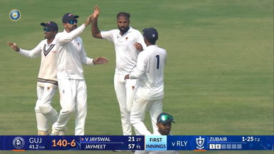 Ranji Trophy 2025-26, Gujarat vs Railways: Zubair Ali khan shines with 3/36