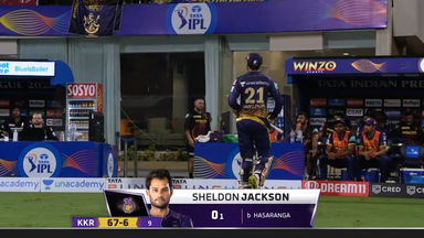 M06: RCB vs KKR – Sheldon Jackson Wicket