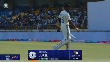 IND vs ENG 2024, 3RD Test: Dhruv Jurel Wicket