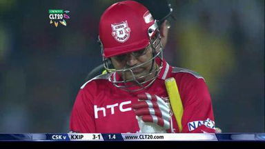 CLT20 2014 M22: KXIP vs CSK –   Fall Of Wickets