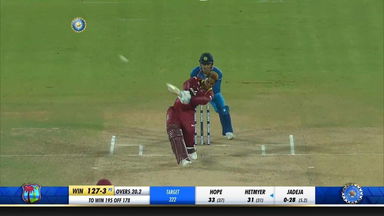 IND vs WI 2018, 2nd ODI: Shimron Hetmyer Six