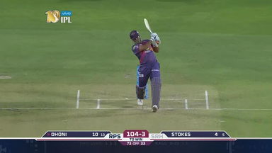 M24: RPS vs SRH   – MS Dhoni Six