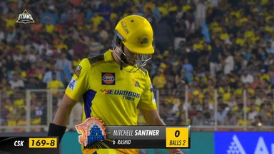 M59: GT vs CSK – Mitchell Santner Wicket