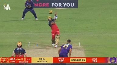 IPL 2025 M01: KKR vs RCB - Virat Kohli Six