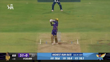 M54: LSG vs KKR – Sunil Narine Six