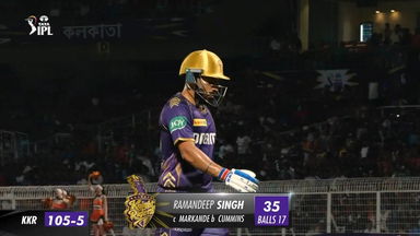 M03: KKR vs SRH – Ramandeep Singh Wicket