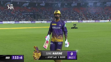 M13: GT vs KKR – Sunil Narine Wicket