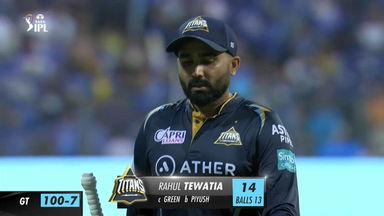 M57: MI vs GT – Rahul Tewatia Wicket