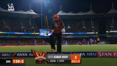 Q2: SRH vs RR – Nitish Reddy Wicket
