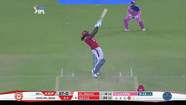 M32: KXIP vs RR – Chris Gayle Six