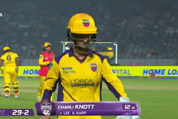 Wicket: Match 20, Delhi Capitals vs UP Warriorz, WPL 2026: Charli Knott Wicket