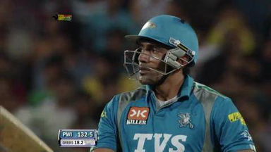 Match 8 PWI vs KXIP – Uthappa's Wicket