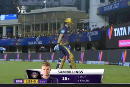 M19: KKR vs DC – Sam Billings Wicket