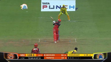 M17: CSK vs SRH – Abhishek Sharma Six