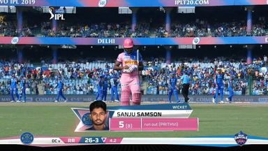 M53: DC vs RR – Sanju Samson Wicket