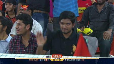 M18: SRH vs KXIP – Shikhar Dhawan Wicket