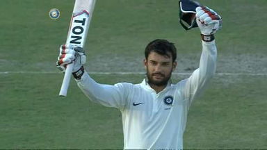 Duleep Trophy 2016-17: Ind Red vs Ind Blue - Sheldon Jackson 134 (204)