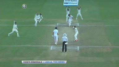Jadeja dismisses Cook four times this series