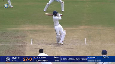 DULEEP TROPHY 2024, India C vs India D: Ruturaj Gaikwad's breezy 46(48)