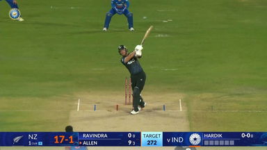 IND vs NZ 2026, 5th T20I: Finn Allen Six