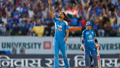 Off the mark! Maiden ODI wicket for Gurnoor Brar