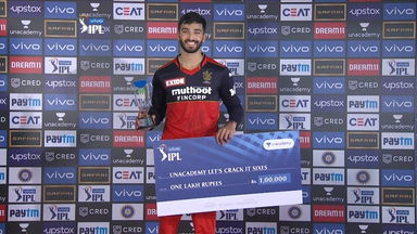 M35: RCB vs CSK  – Unacademy Lets Crack It Sixes of the Match – Devdutt Padikkal