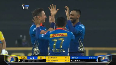 M30: CSK vs MI  – Fall of Wickets