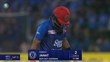 IND vs AFG 2024, 3RD T20I: Karim Janat Wicket