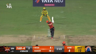 M18: SRH vs CSK – Nitish Reddy Six