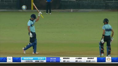 Ashok Menaria's captain's knock of 67 (52)