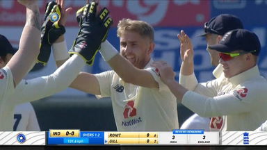 IND vs ENG 2021, 2nd Test: IND 1st Innings Fall of Wickets