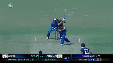 Syed Mushtaq Ali Trophy 2022 QF1 : Karnataka vs Punjab: Super sixes