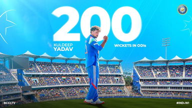 200 ODI Wickets: Kuldeep Yadav's milestone moment
