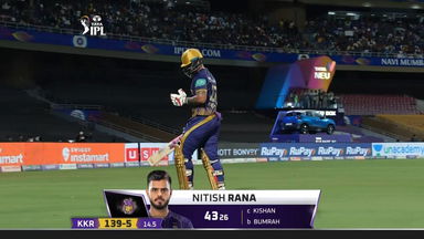 M56: MI vs KKR – Nitish Rana Wicket