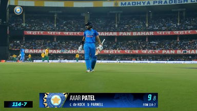 IND vs SA 2022, 3RD T20I: Axar Patel  Wicket
