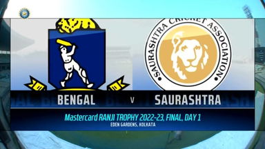 Ranji Trophy  2022/23, Final Bengal vs Saurashtra  Day 1: Match Highlights