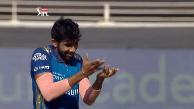 Bumrah's dual strikes in 1 over
