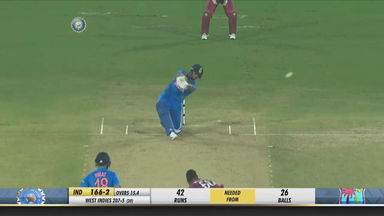 IND vs WI 2019, 1st T20I: Rishabh Pant Six