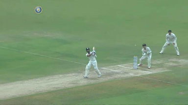 India vs NZ 2016, 3rd Test day 1: Ajinkya Rahane six