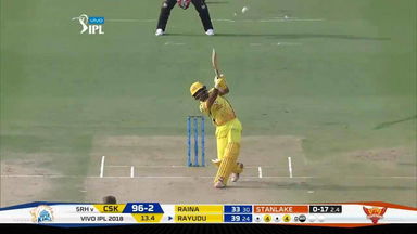 M20: SRH vs CSK –  Ambati Rayudu Six