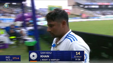 IND vs ENG 2024, 4TH Test: Sarfaraz Khan Wicket