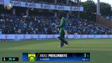 IND vs SA 2022, 3RD ODI: Andile Phehlukwayo  Wicket