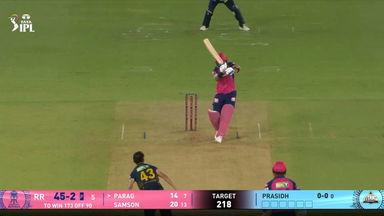 IPL 2025 M23: GT vs RR - Riyan Parag Six