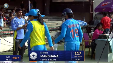 IND-W vs SA-W 2024, 1st ODI: Smriti Mandhana Wicket