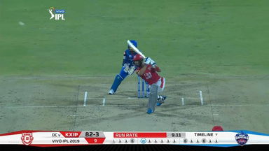 M37: DC vs KXIP – Mandeep Singh Six