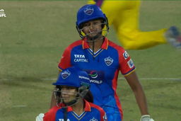 M15 - DC vs UPW: Titas Sadhu Wicket