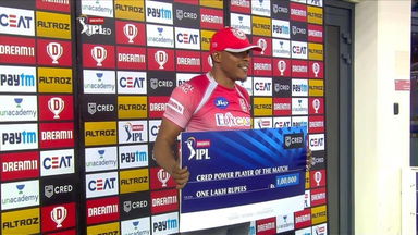 M06: KXIP vs RCB – CRED Power Player of the Match – Sheldon Cottrell