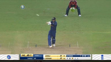 IND vs ENG 2021, 2nd T20I : Ishan Kishan Six